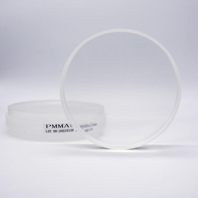 Matériel clair dentaire ouvert d'implant de disque de PMMA pour le laboratoire dentaire