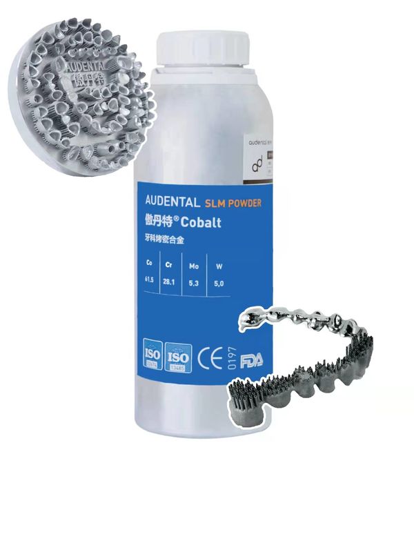 Dentistique sélective laser de fusion 3D imprimé Cobalt SLM poudre fournisseur avec deux pièces abutments