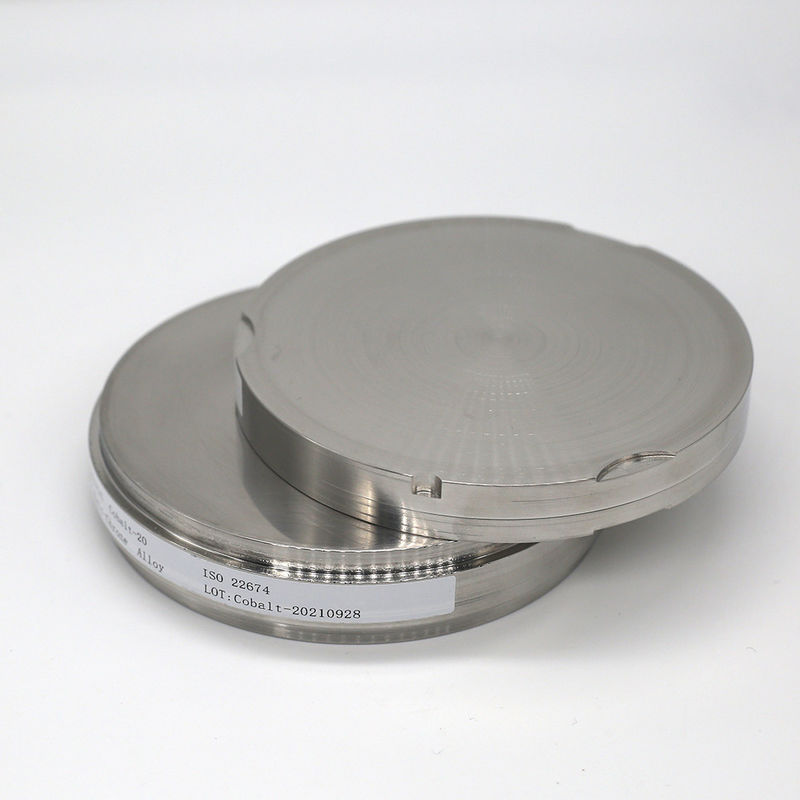 Disque métallique dentaire 98 mm Cobalt Chrome Alloy Bloc Cobalt Disque pour le laboratoire dentaire