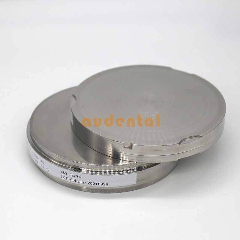 Laboratoire dentaire audental Utilisez 98x12 mm de fraisage du métal Cobalt chrome Cocr Disque Cobalt chrome Disque chrome
