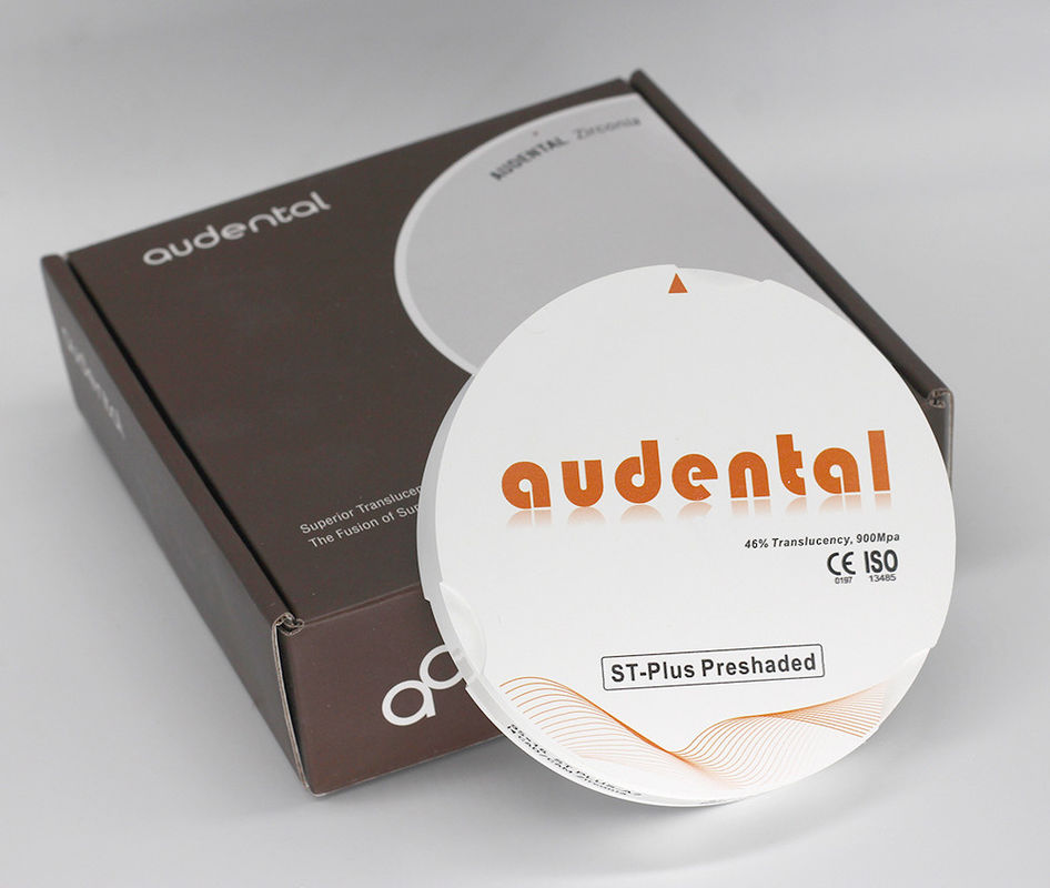 Disque rond translucide Vita 16 ST-Plus en zirconium avec 46% de translucide et résistance à 900 MPa