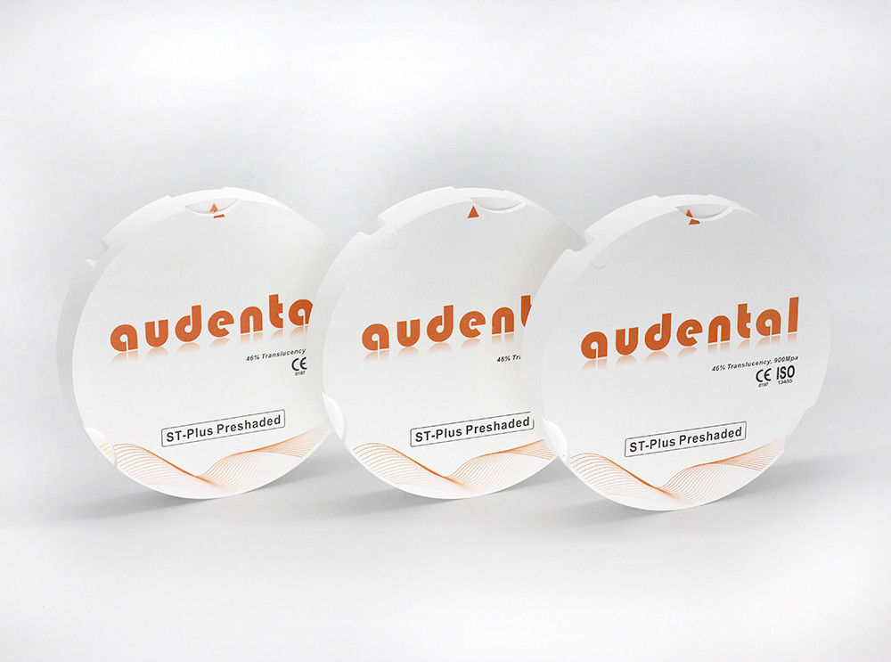 Disque rond translucide Vita 16 ST-Plus en zirconium avec 46% de translucide et résistance à 900 MPa