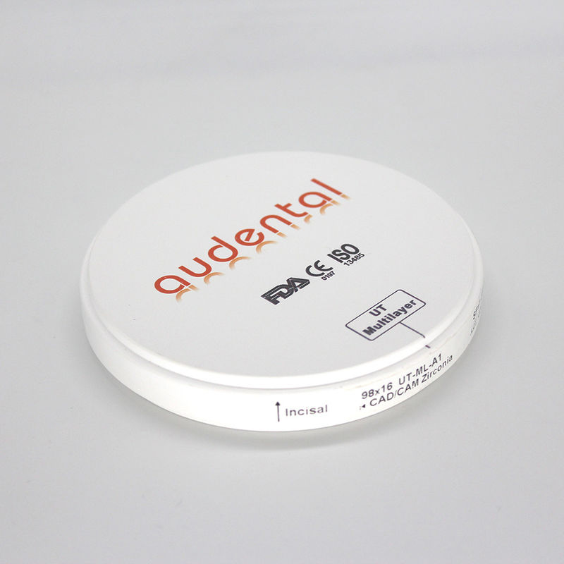 Bloc de zirconium multicouche de 12-25 mm d'épaisseur avec résistance 600Mpa UT ML Yttria Stabilisé Zirconium