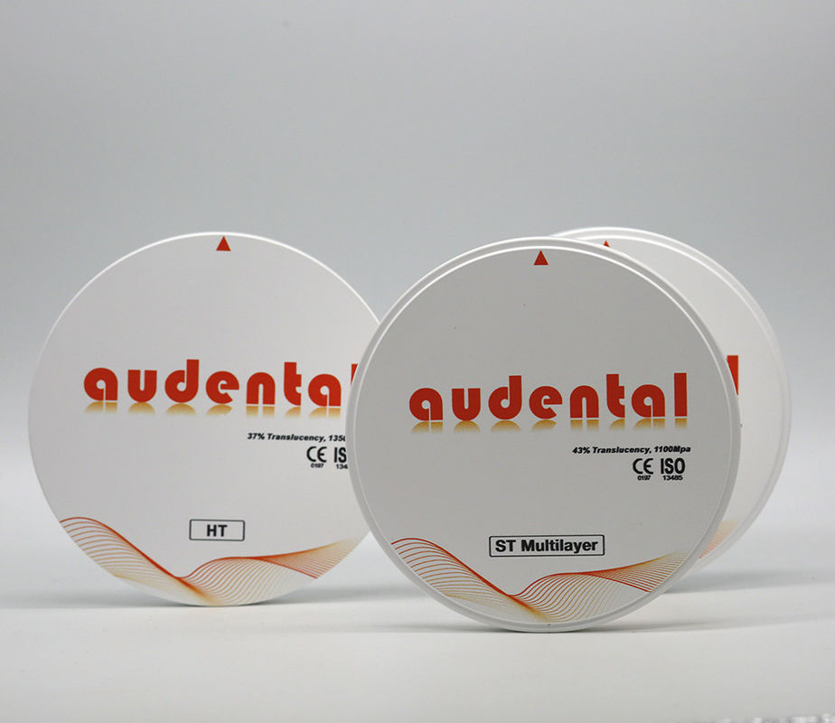 14 mm Disque rond ST Multicouche Zirconia Bloc Vita 16 Couleur translucide