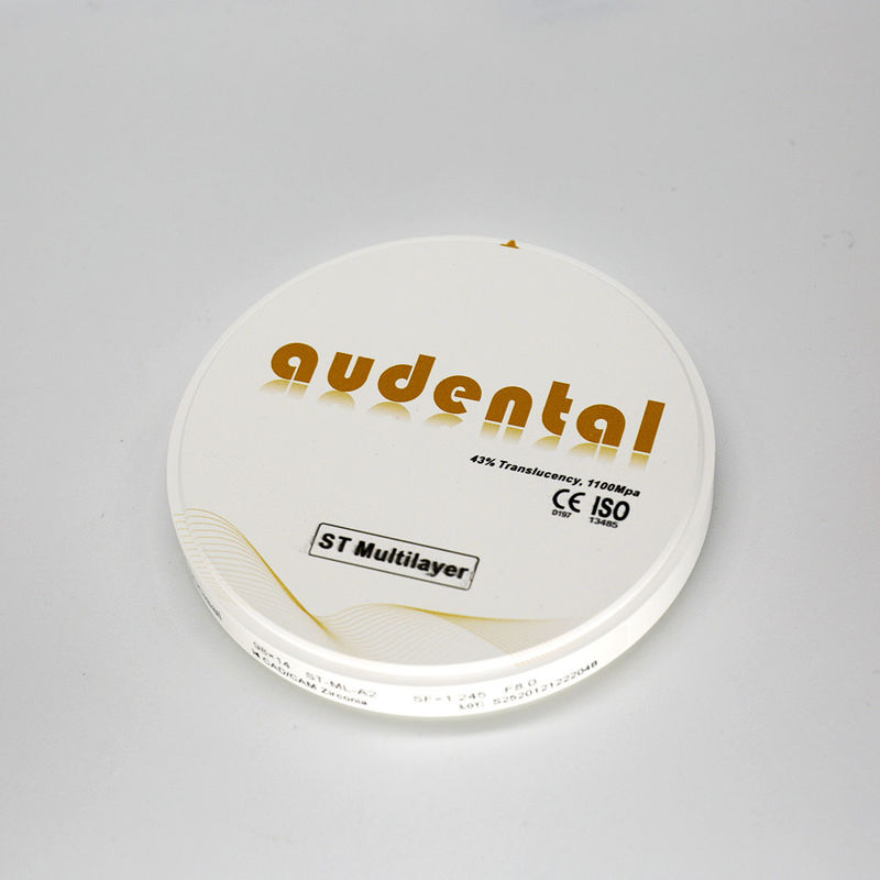 Résolution numérique de laboratoire dentaire Résolution numérique rapide et facile de traitement ST Multilayer Zirconia Blank
