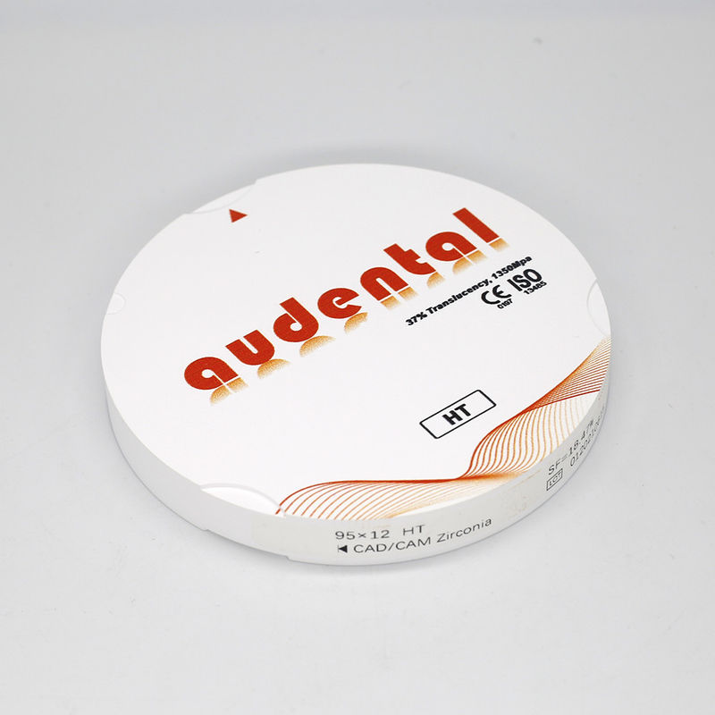 Bloc de zirconium dentaire de 20 couleurs HT blanc pour la dentisterie de précision
