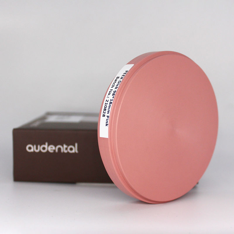 Bloc de PEEK dentaire en jaune rose blanc naturel 2S 3S pour des performances optimales