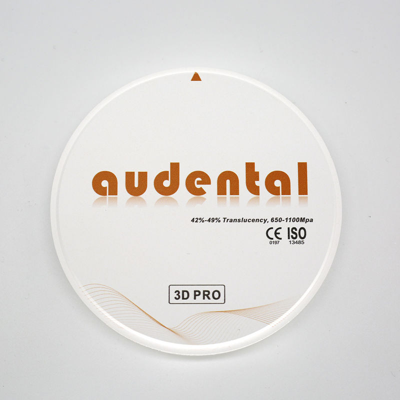92/95/98mm Bloc de zirconium dentaire multicouche haute translucide pour une capacité biologique parfaite