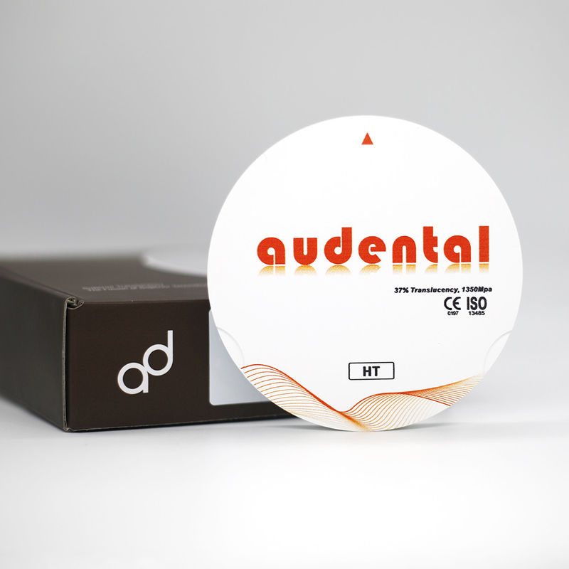 Matériaux dentaires OEM ODM HT Bloc de fraisage en zirconium blanc haute résistance 1350MPa pour les applications dentaires