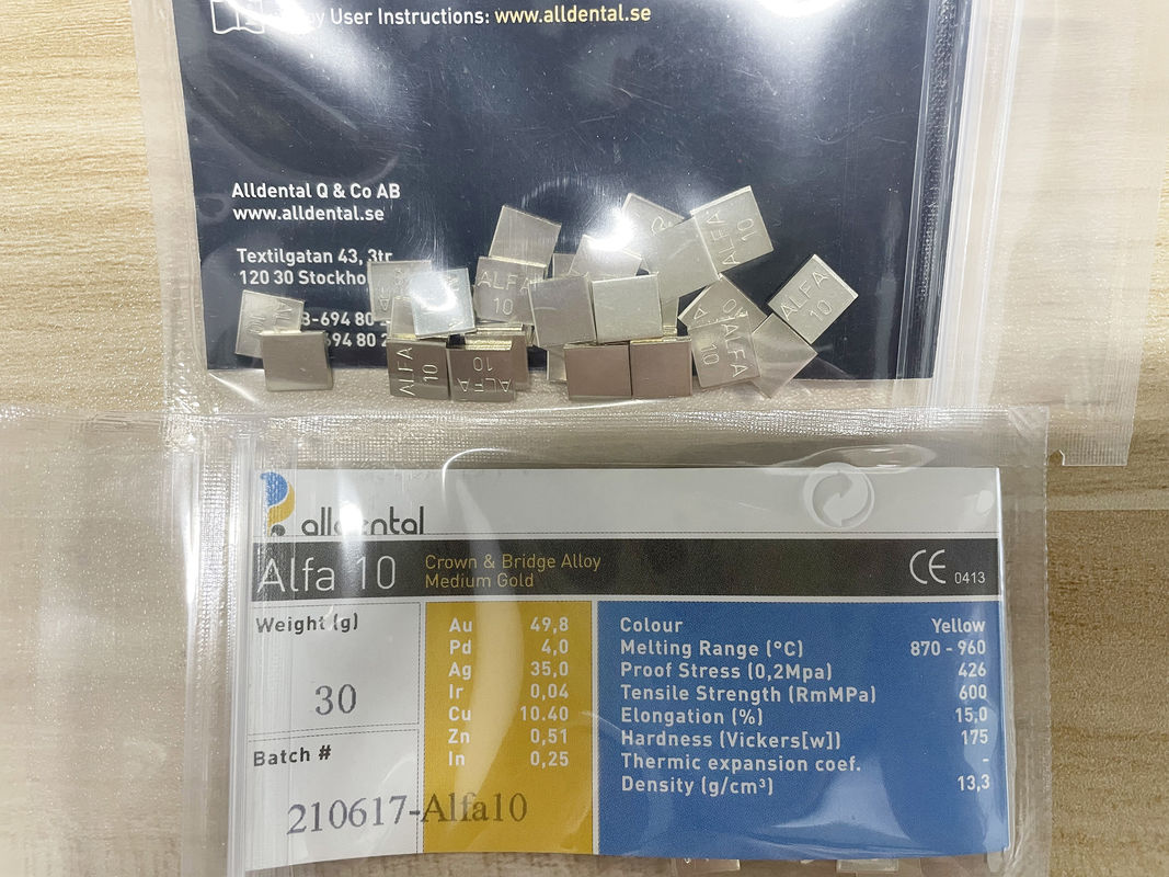 Audental A42 (alliage noble /alliage de couronne et de pont /jaune/Au49,5%)