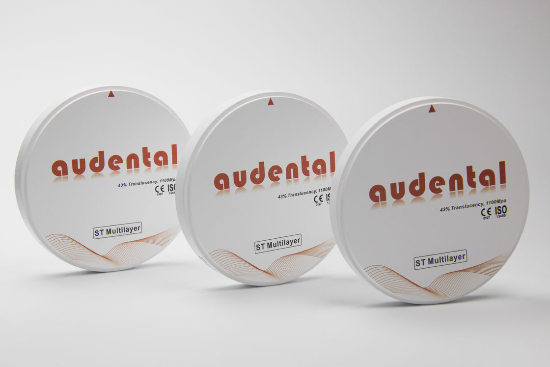 Laboratoire dentaire Traitement rapide ST Multicouche Zirconia Blanc Aucune couleur nécessaire pour la restauration