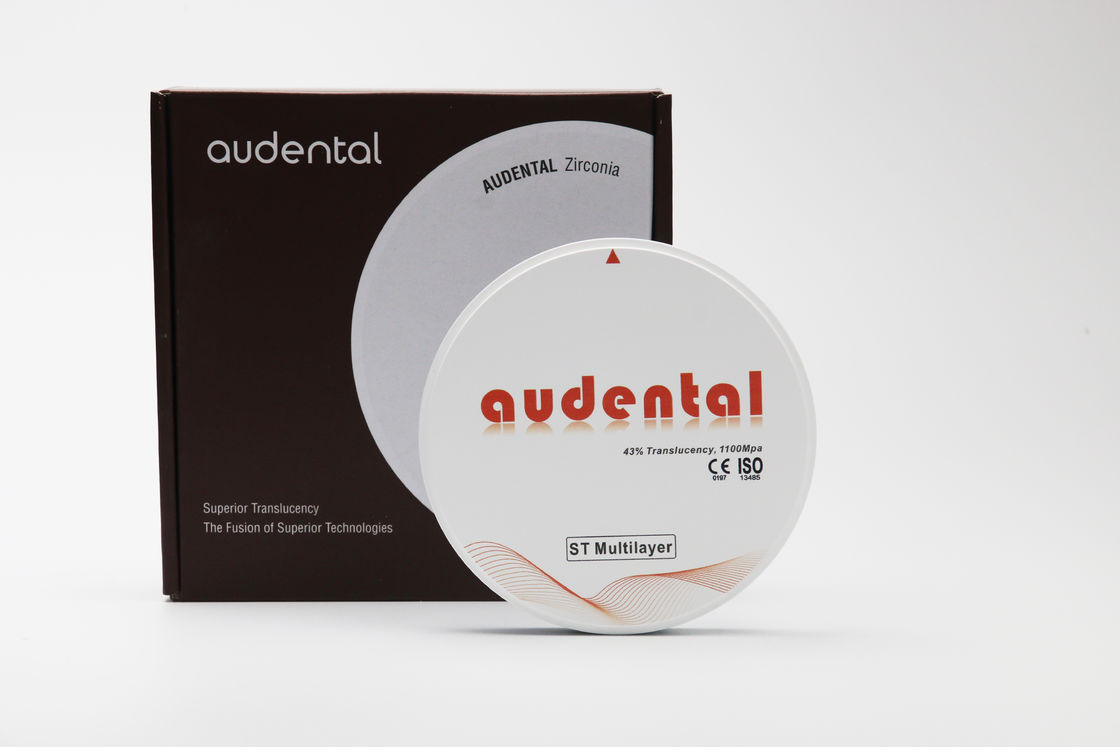 Laboratoire dentaire Traitement rapide ST Multicouche Zirconia Blanc Aucune couleur nécessaire pour la restauration