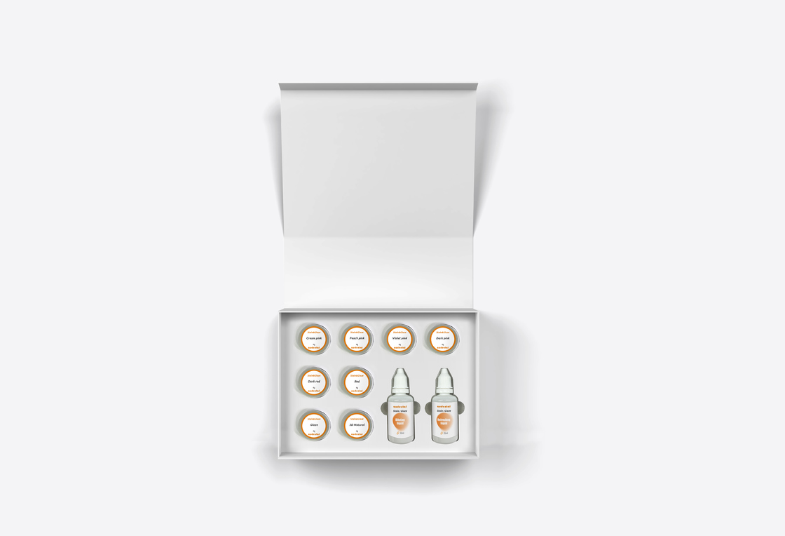 Lab dentaire tache et glaçage pâte 25 ml liquide 4g 3D glaçage pâte tache et matériau de vitrage