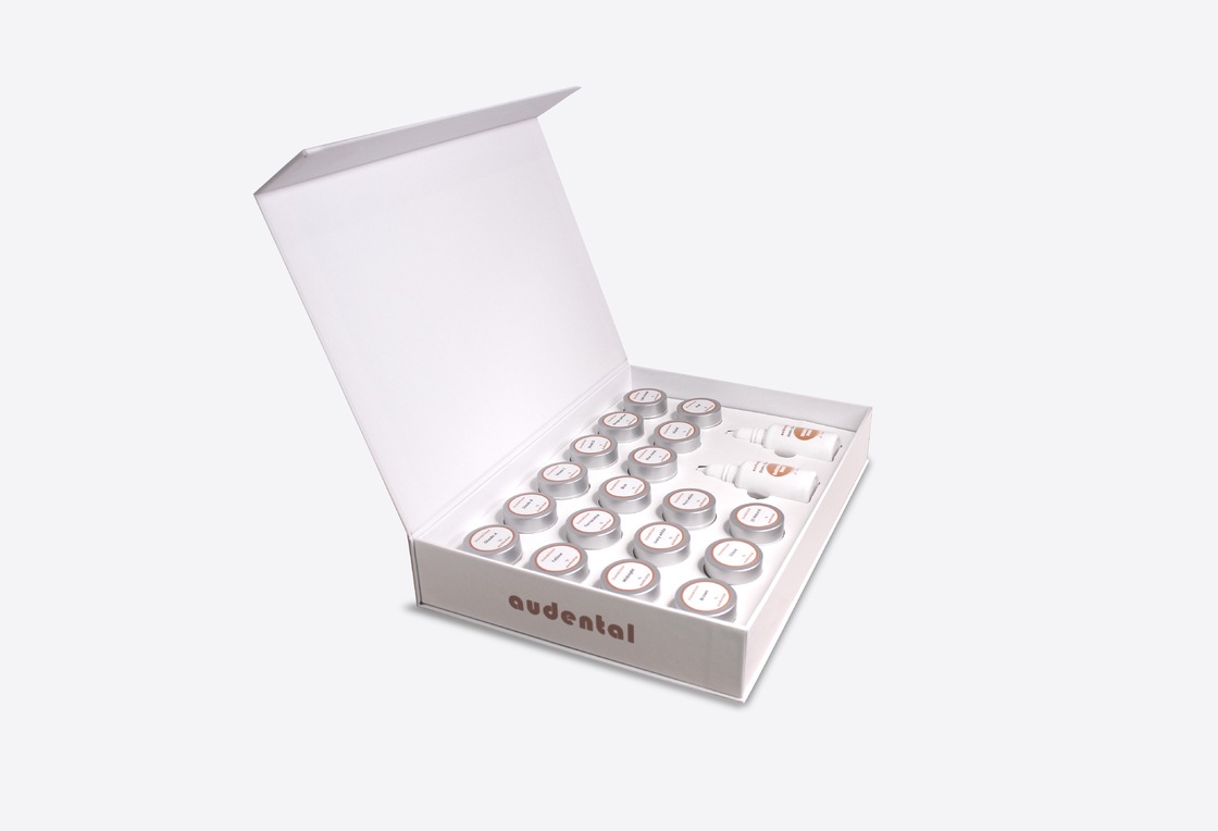 Lab dentaire tache et glaçage pâte 25 ml liquide 4g 3D glaçage pâte tache et matériau de vitrage