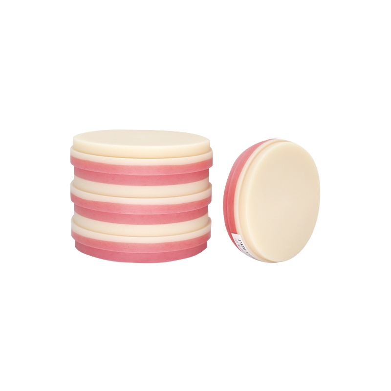 Bloc PMMA dentaire rose-A2, durable et résistant à l'eau, pour des restaurations solides et robustes