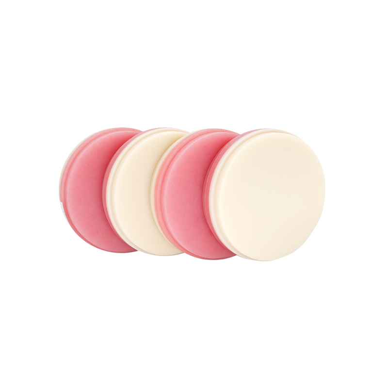 Bloc PMMA dentaire rose-A2, durable et résistant à l'eau, pour des restaurations solides et robustes