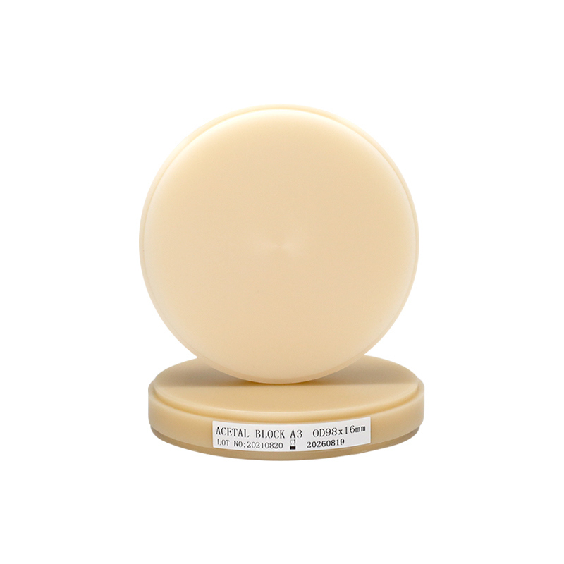 Bloc PMMA dentaire rose-A2, durable et résistant à l'eau, pour des restaurations solides et robustes