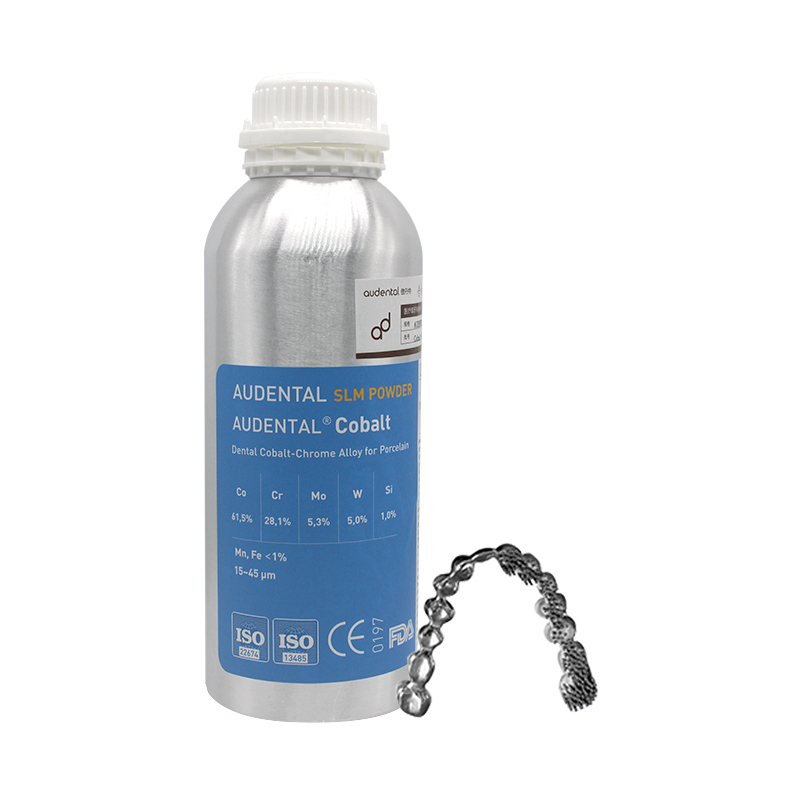 Poudre Audental CoCr SLM : Alliage Cobalt-Chrome de Haute Pureté pour l'Impression 3D Métallique et le Frittage Laser Dentaires