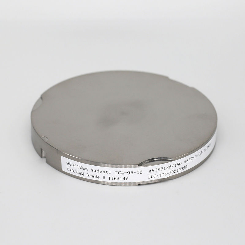 Fraisage lisse, polissage facile et manipulation idéale avec le bloc de chrome-cobalt Audental pour la dentisterie