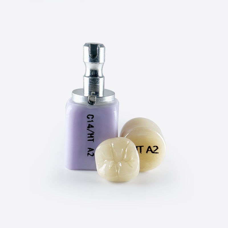 Matériaux audentaux de laboratoire dentaire en verre céramique zirconium bloc lithium dissilicate bloc lingot pour la restauration dentaire