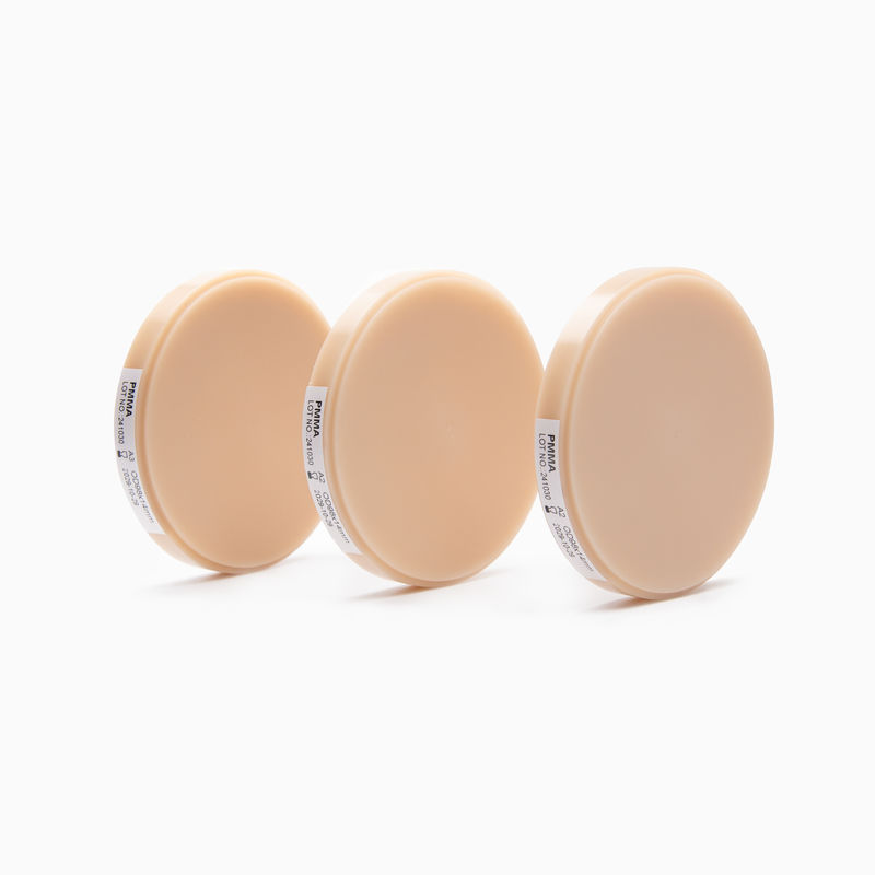 Dental Pmma Block Pink A2 offrant des performances de fraisage et une esthétique gingival naturelle pour diverses applications de laboratoire dentaire