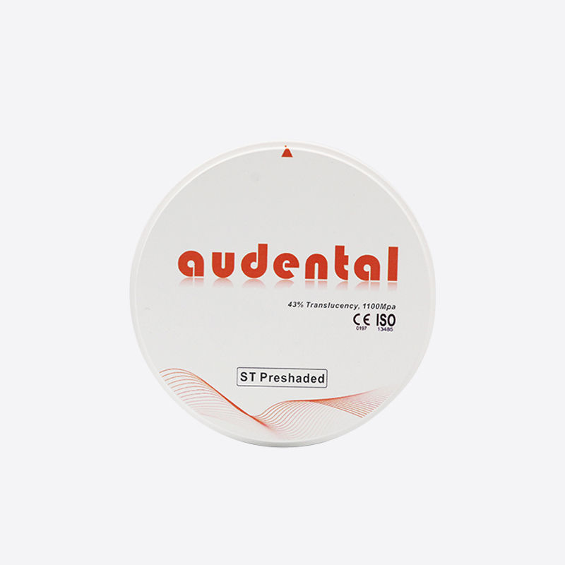 Bloc de zirconium pré-ombré de haute translucide et résistance pour les restaurations dentaires esthétiques naturelles et les boîtiers à contour complet