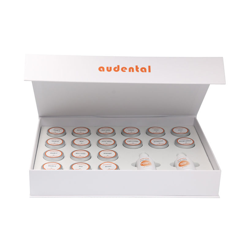 Lab dentaire tache et glaçage pâte 25 ml liquide 4g 3D glaçage pâte tache et matériau de vitrage