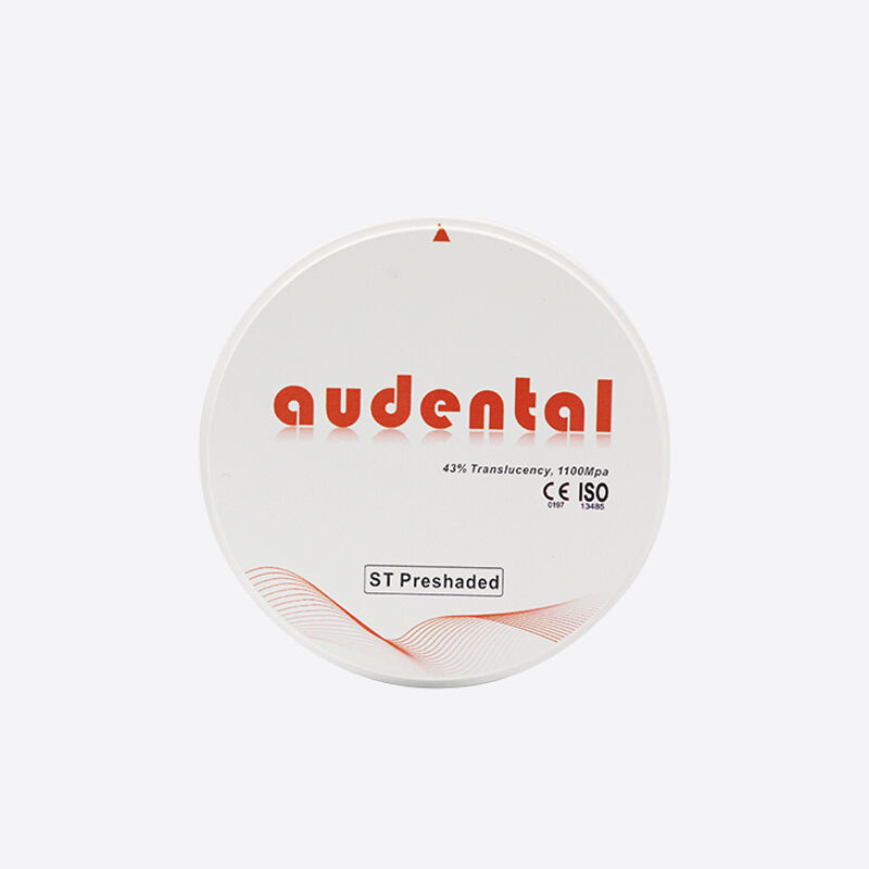 Bloc de zirconium dentaire fabriqué à partir de dioxyde de zirconium avec une résistance à la flexion de 900 MPa et une compatibilité avec les nuances VITA