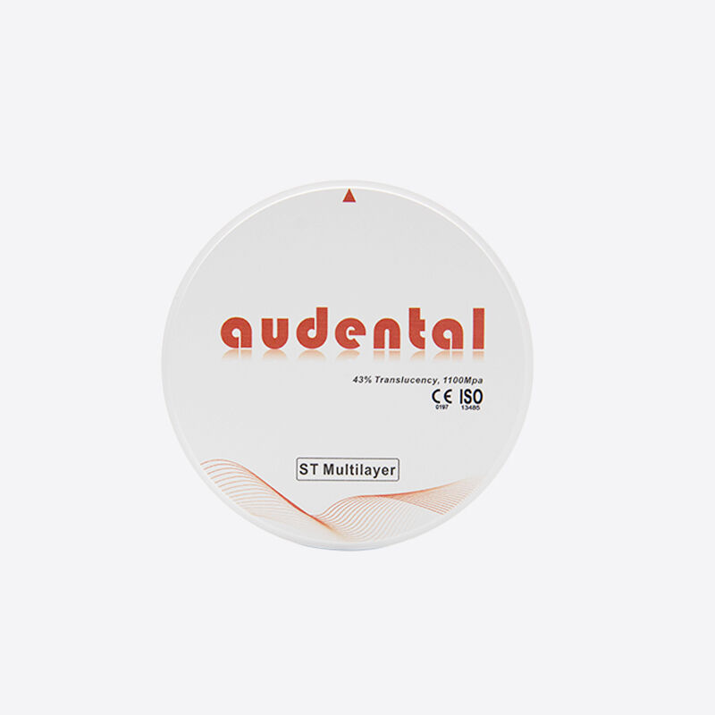 Résistance naturelle sans couture bonne translucide ST/DST Bloc de zirconium multicouche pour la restauration dentaire