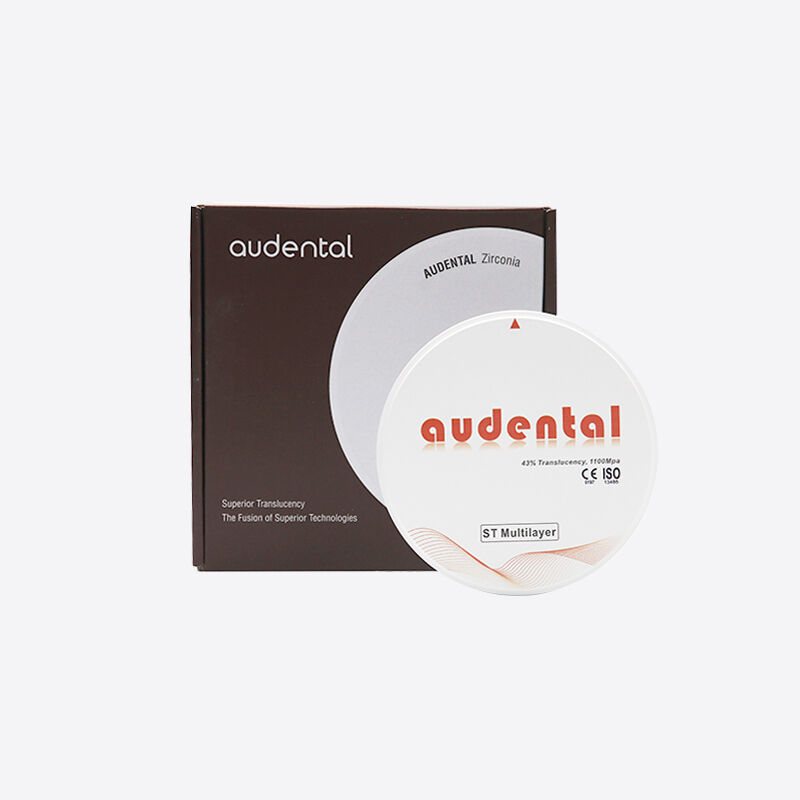 Résistance naturelle sans couture bonne translucide ST/DST Bloc de zirconium multicouche pour la restauration dentaire