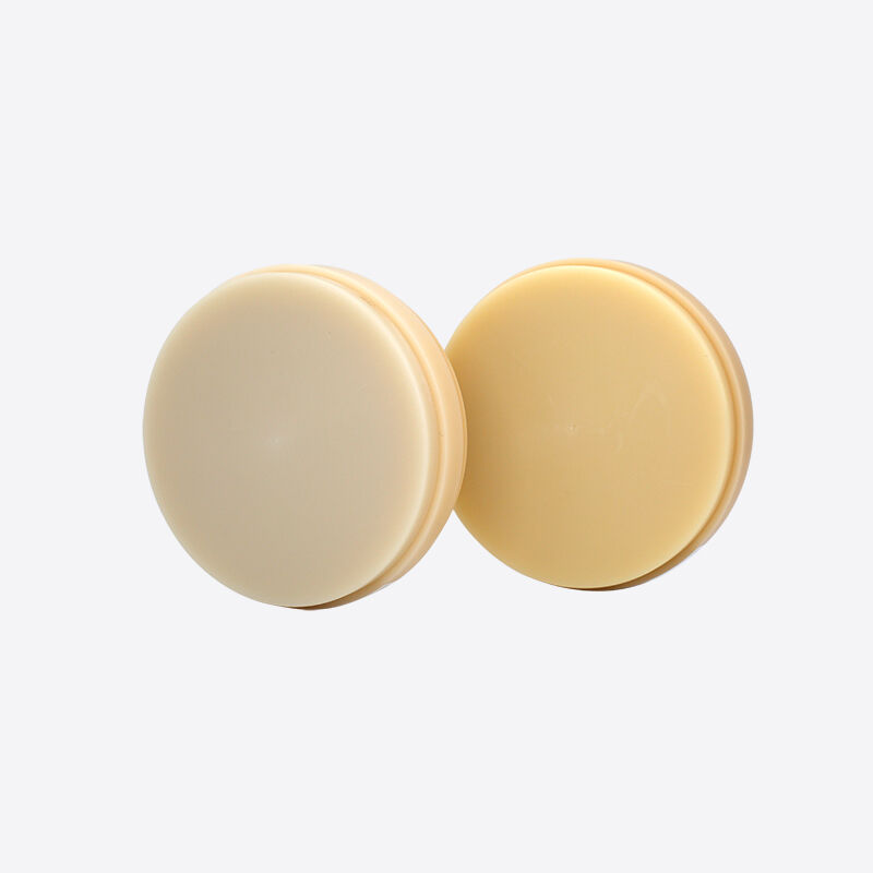 Matériau de fraisage de laboratoire dentaire Bloc de PMMA rose-A2 pour les prothèses dentaires complètes 98 mm/95 mm Taille et forme