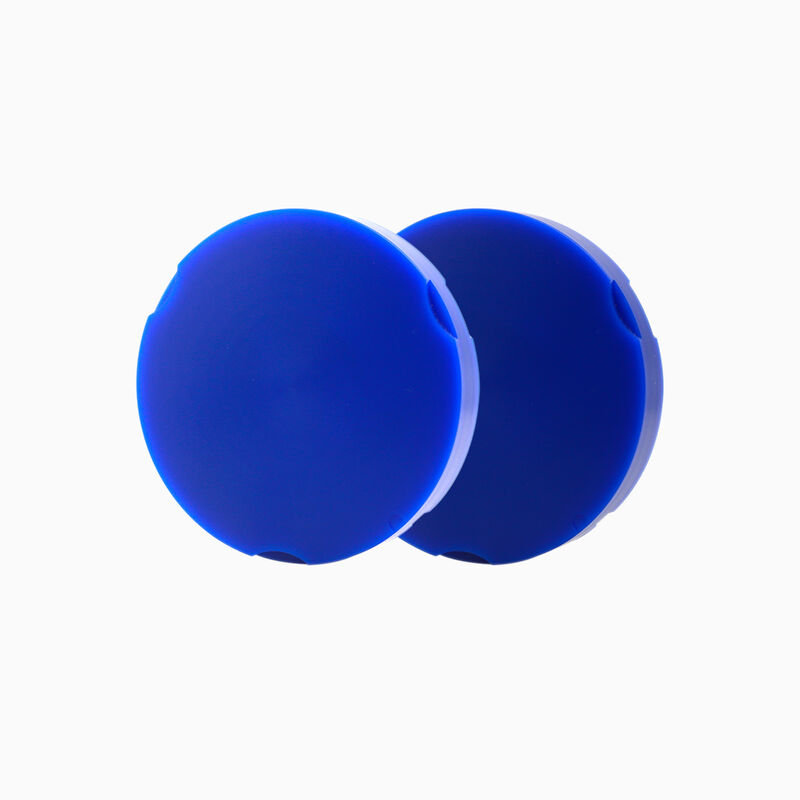 Disque de cire dentaire en couleurs multiples bleu vert blanc conçu pour brûler propre et permettre une visualisation facile de la morphologie occlusale