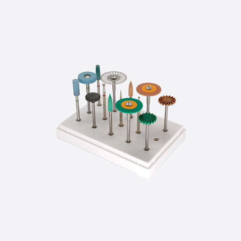 Outil dentaire professionnel pour le polissage des matériaux en PMMA et en cire de zirconium avec cinq et la certification CE