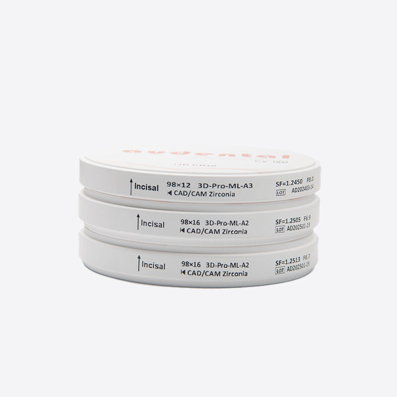 Bloc de zirconia dentaire idéal pour les laboratoires dentaires produisant des couronnes, des ponts et des composants d'implants avec des résultats cohérents