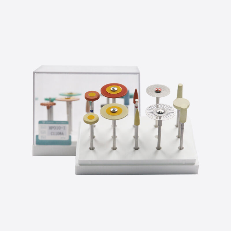 L'outil dentaire professionnel au diamant pour le polissage de circonia pmma avec certification CE et cinq