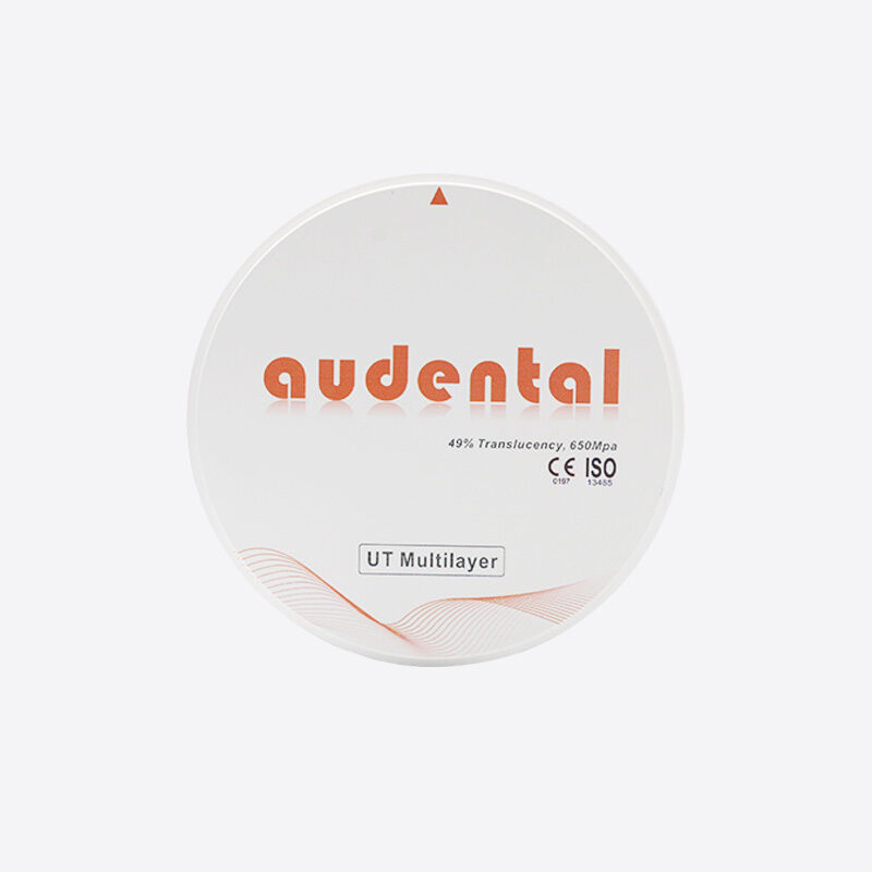 Bloc de zirconium multicouche offrant une résistance équilibrée et une haute translucide pour les applications dentaires antérieures et postérieures