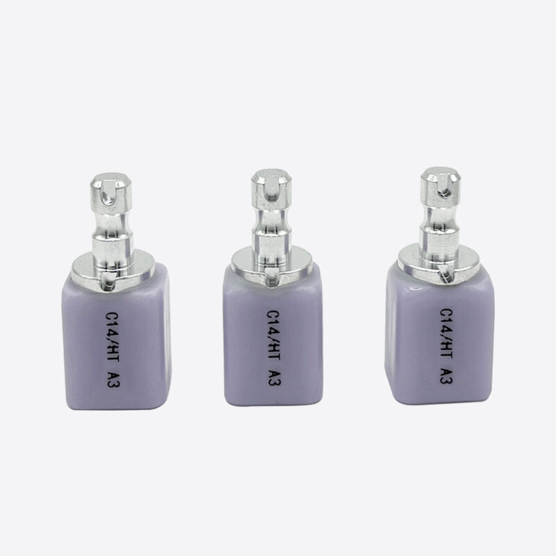 Matériau de dissilicate de lithium en céramique de verre dentaire conçu pour les facettes, les couronnes, les incrustations, les incrustations et les ponts antérieurs de 3 unités