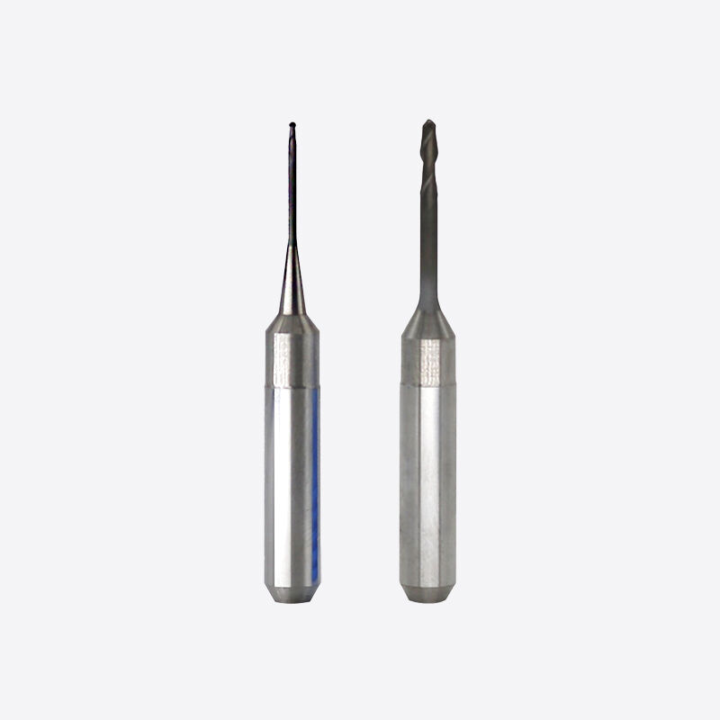 Broyeur de zirconium Bur outil de broyage revêtu de diamant optimisé pour le broyage de céramiques en verre de zirconium PMMA et de cire avec finition de surface