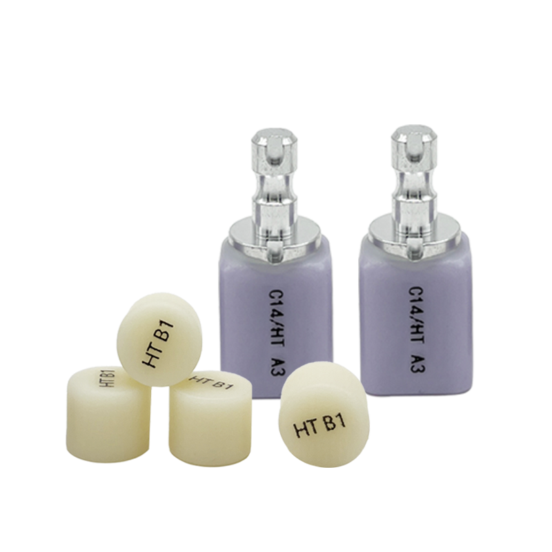 Matériau de dissilicate de lithium en céramique de verre dentaire conçu pour les facettes, les couronnes, les incrustations, les incrustations et les ponts antérieurs de 3 unités