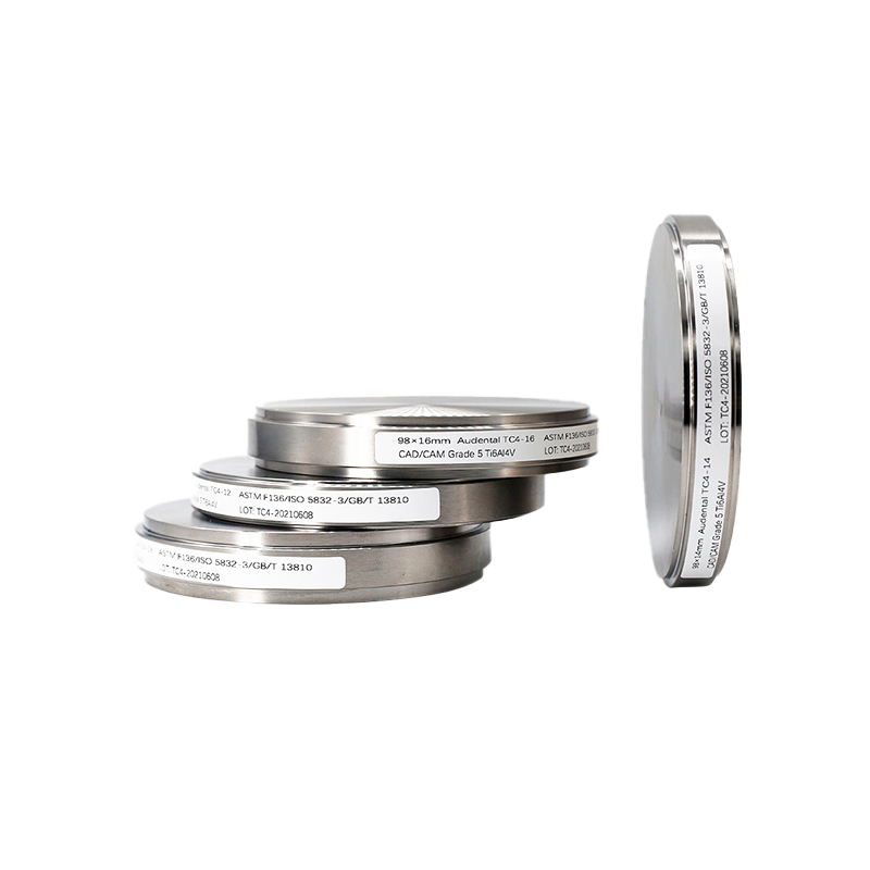 Disque en alliage de cobalt et de chrome Cobalt Chrome Block conçu pour les restaurations dentaires, les couronnes, les ponts et les structures supportées par implants