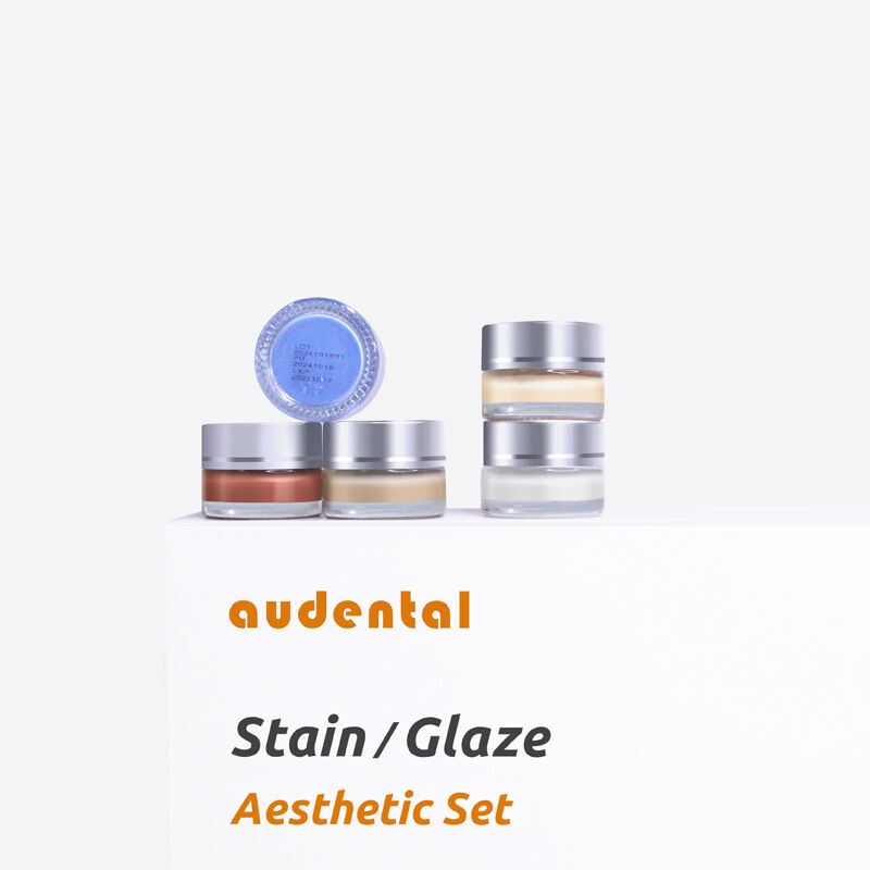 Équipement de laboratoire dentaire offrant des systèmes de coloration pour le zirconium de contour complet avec une manipulation fluide et une application contrôlée