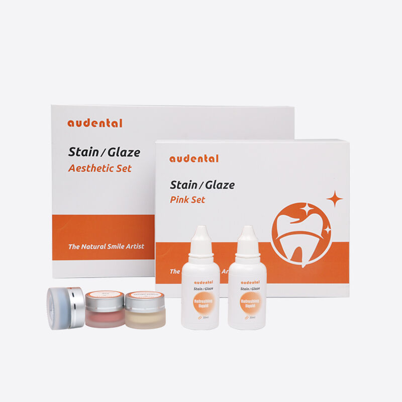 Équipement de laboratoire dentaire offrant des systèmes de coloration pour le zirconium de contour complet avec une manipulation fluide et une application contrôlée