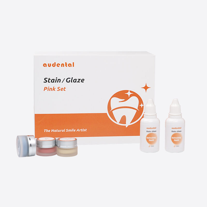 Équipement de laboratoire dentaire offrant des systèmes de coloration pour le zirconium de contour complet avec une manipulation fluide et une application contrôlée