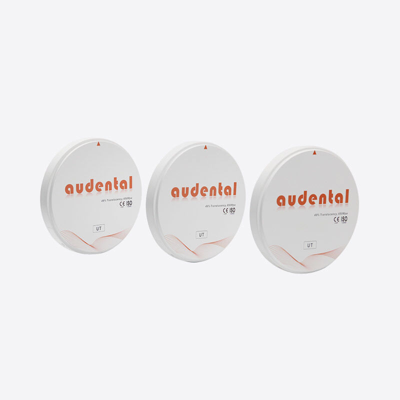 Bloc de zirconium dentaire disponible dans plusieurs tailles de disque, y compris 98 mm 95 mm et 92 mm pour des applications dentaires polyvalentes