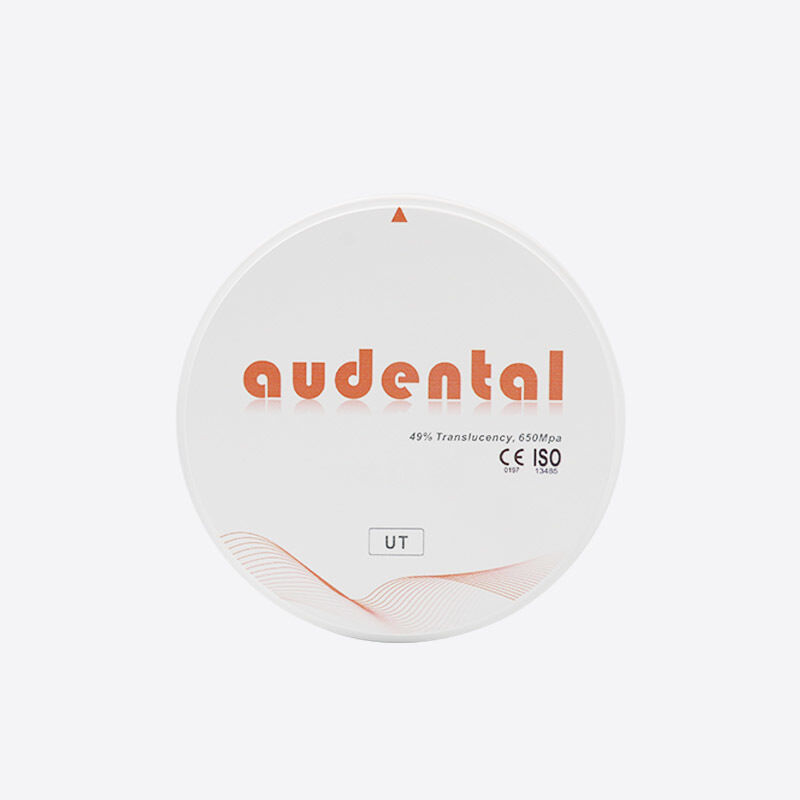 Bloc de zirconium dentaire disponible dans plusieurs tailles de disque, y compris 98 mm 95 mm et 92 mm pour des applications dentaires polyvalentes