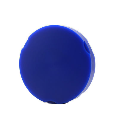 système ouvert bleu de bloc de cire dentaire rond de 95mm avec le bâti d'étape