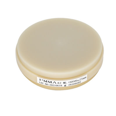 Dents artificielles multicouches dentaires Pmma Disc AG Dentier 98mm / 95mm