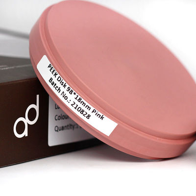 Le coup d'oeil dentaire bloque 98 95 100 matériaux du DAO FAO de millimètre pour l'usage dentaire de laboratoire
