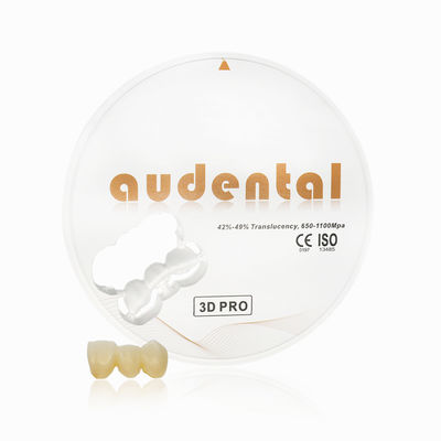 98/95/92mm Bloc de zirconium dentaire avec surface lisse OEM/ODM
