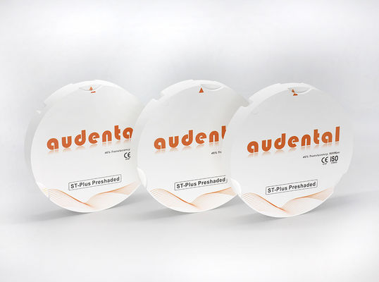 Disque rond translucide Vita 16 ST-Plus en zirconium avec 46% de translucide et résistance à 900 MPa